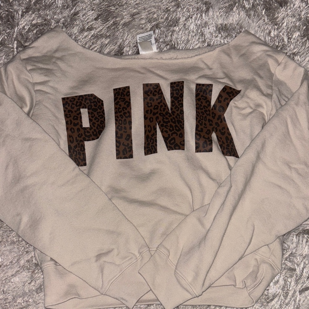 Victoria's Secret Cream Off-the-Shoulder Sweater